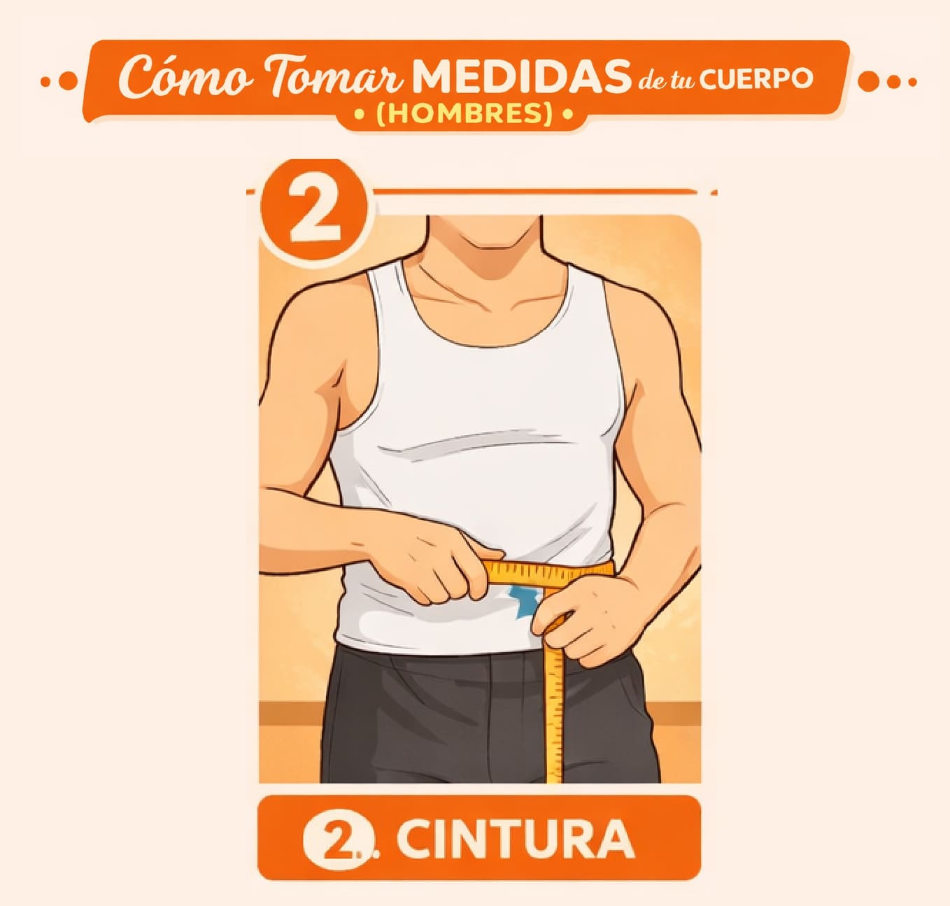 2- Cintura Masculino